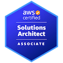 AWS Certified Solutions Architect Associate Badge - zeigt Kompetenz in AWS Cloud-Architektur